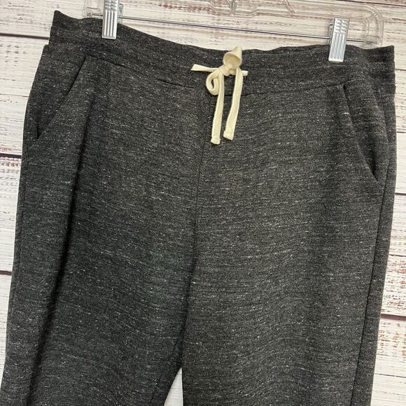 Flint and Tinder Pants Adult Small Heather Gray Sweat Lounge Drawstring Stretch - Picture 2 of 9